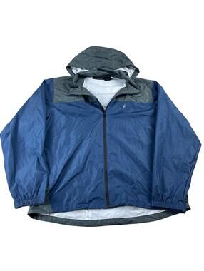 Frogg Toggs River Toads Packable Rain Jacket Men's 2XL Blue Stow Hood